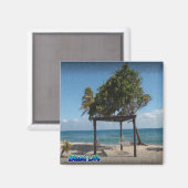 Aimant Hamac sur la plage (Recto/Verso)