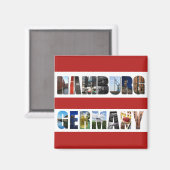 Aimant Hambourg Allemagne (Recto/Verso)