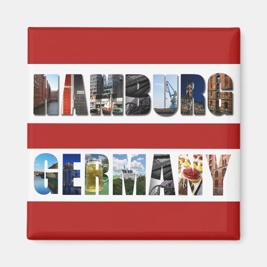 Aimant Hambourg Allemagne (Devant)