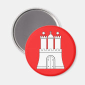 Aimant Hambourg, Allemagne (Recto/Verso)