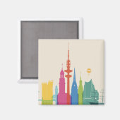 Aimant Hambourg Allemagne Skyline (Recto/Verso)