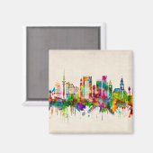 Aimant Hambourg Allemagne Skyline (Recto/Verso)