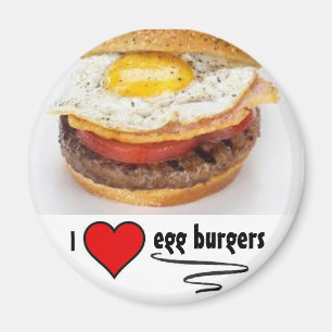 Aimant Hamburgers d'oeufs
