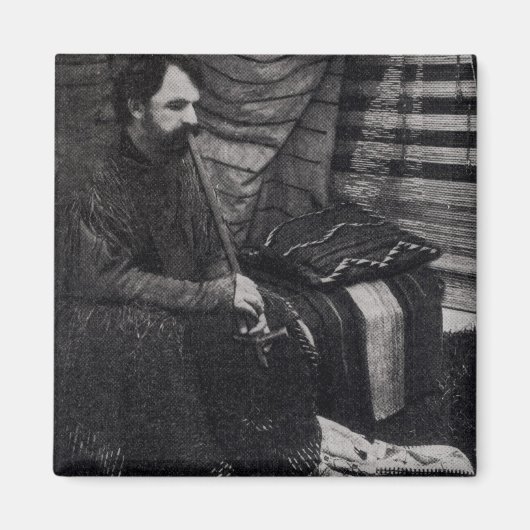 Aimant Hamlin Garland dans son Cheyenne Teepee Smoking (Devant)