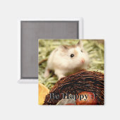 Aimant Hammyville - Cute Hamster (Recto/Verso)