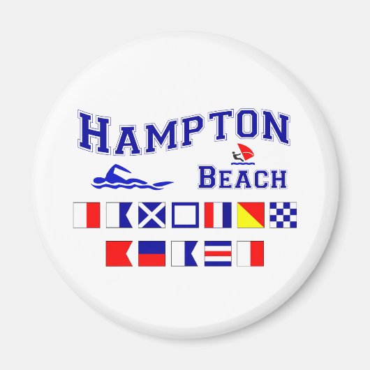 Aimant Hampton Beach, NH (Devant)