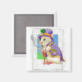aimant hamster irlandais chanceux (Recto/Verso)