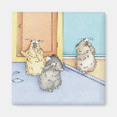 Aimant Hamsters endormis (Devant)