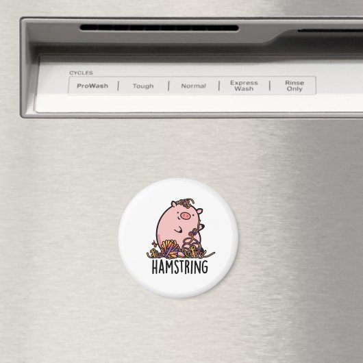 Aimant Hamstring Funny Pig Pun (In Situ (Lave-vaisselle))