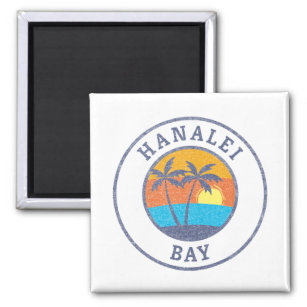 Aimant Hanalei Bay, Kauai style classique défraîchi