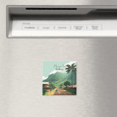 Aimant Hanalei Kauai Hawaii Bay Mounts Green (In Situ (Lave-vaisselle))