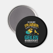 Aimant Handball Trainer Jetant Équipe Sport Objectif de s (Recto/Verso)