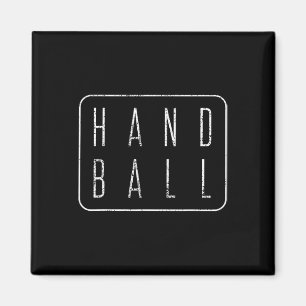 Aimant Handball Vintage Joueur cadeau Tee
