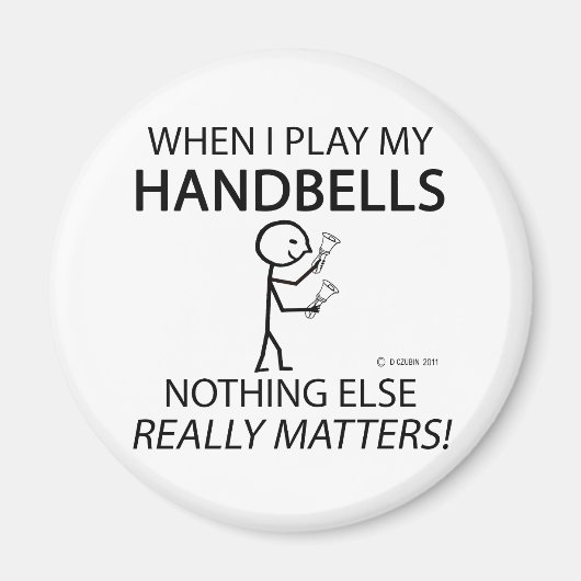 Aimant Handbells Rien D'Autre N'A D'Importance (Devant)