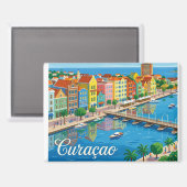 Aimant Handelskade Curaçao (Recto/Verso)