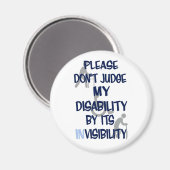 Aimant Handicap/INvisibilité (Recto/Verso)