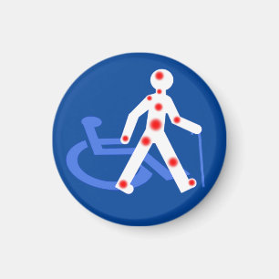 Aimant Handicap invisible / visible