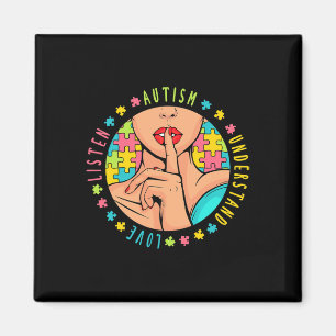 Aimant Handicap sensibilisation sur l'autisme Mois 2