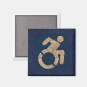 Aimant Handicap Texté (Recto/Verso)
