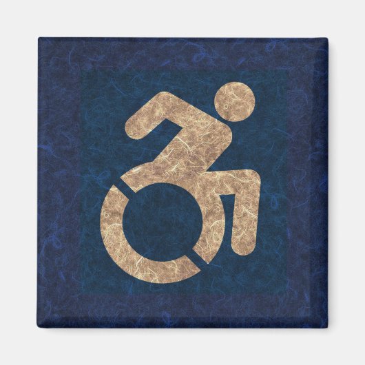 Aimant Handicap Texté (Devant)