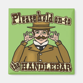 Aimant Handlebar Mustache Gentleman