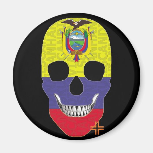 Aimant HANDSKULL Equateur magnétique circulaire B2 (Devant)