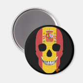 Aimant HANDSKULL Espagne magnétique circulaire B2 (Recto/Verso)