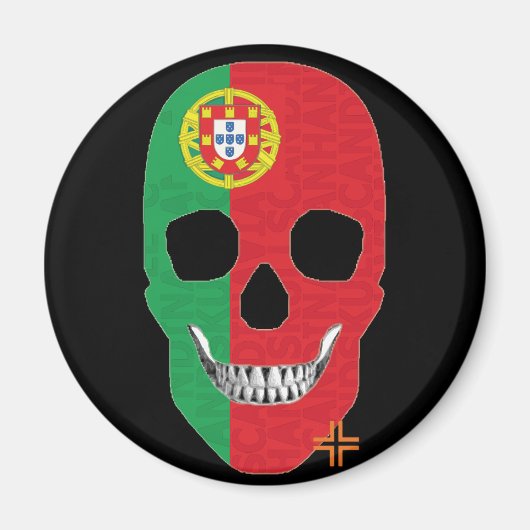 Aimant HANDSKULL Portugal magnétique B2 (Devant)