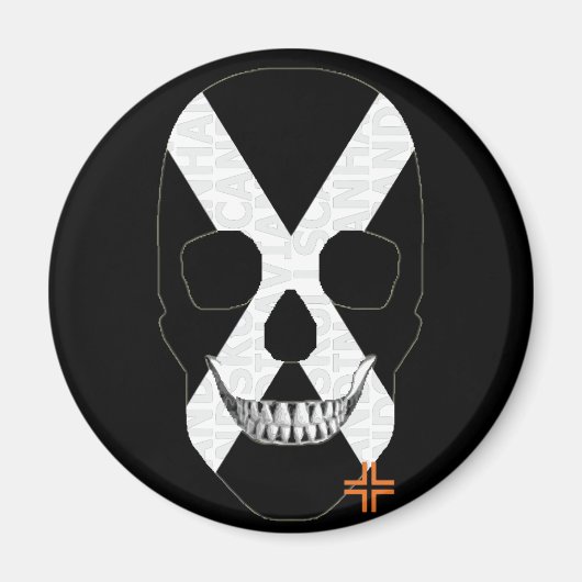 Aimant HANDSKULL Tribe magnétique circulaire B2 (Devant)