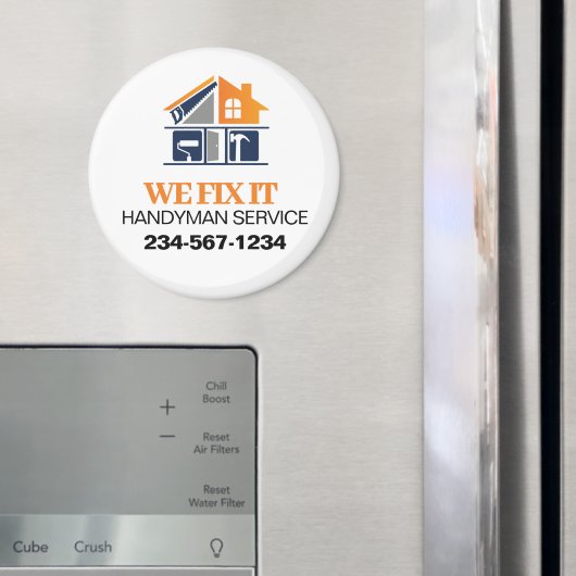 Aimant Handyman Service Publicité (In situ (réfrigérateur))