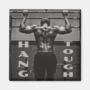 Aimant Hang Tough Muscle Man Entraînement Gym