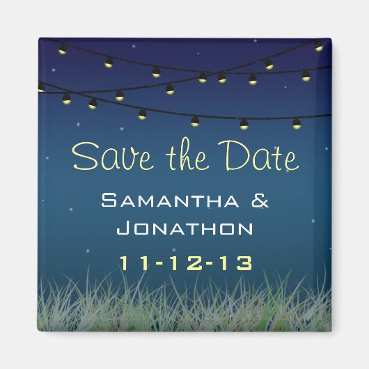 Aimant Hanging Lights Night Under the Stars Enregistrer l (Devant)