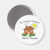 Aimant Hangout favori Maison de Mimi (Recto/Verso)