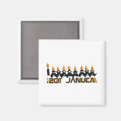 Aimant Hanoukka (Recto/Verso)