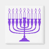 Aimant Hanoukka Menorah (Devant)