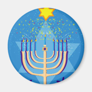 Aimant hanoukka menorah
