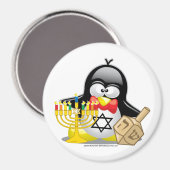 Aimant Hanoukka Penguin (Recto/Verso)