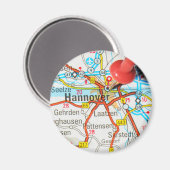 Aimant Hanovre, Hanovre, Allemagne (Recto/Verso)