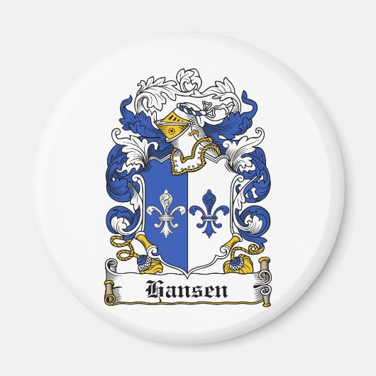 Aimant Hansen Family Crest (Devant)