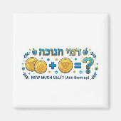 Aimant Hanukkah Gelt Math Game - Educational Addition (Devant)