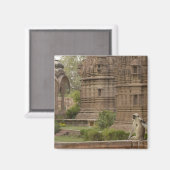 Aimant Hanuman Langurs ou noir, commun ou gris (Recto/Verso)