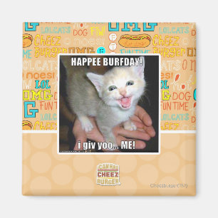 AIMANT HAPPEE BURFDAY !