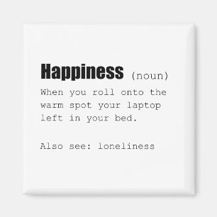 Aimant Happiness Definition Drôle