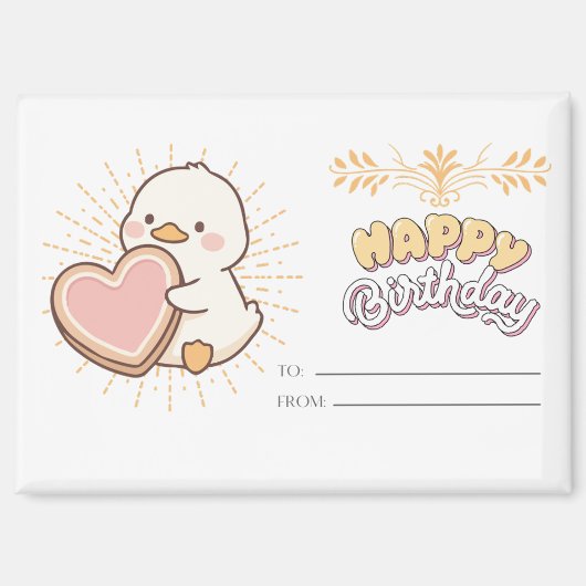 AIMANT HAPPY BIRHDAY (Recto)