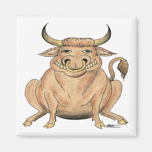 Aimant Happy Bull (Devant)