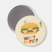 Aimant Happy Burger (Recto/Verso)