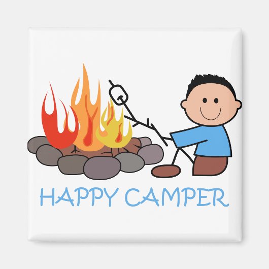 Aimant Happy Camper (Devant)