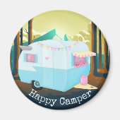 Aimant Happy Camper (Devant)