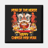 Aimant Happy Chinese New Year 2026 Year Of The Horse Kid (Devant)