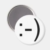 Aimant Happy face émoticon ! (Recto/Verso)